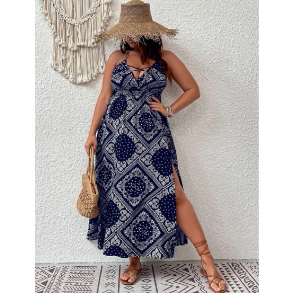 princess polly baby blue dress Women's Boho Holiday Dresses main image 0